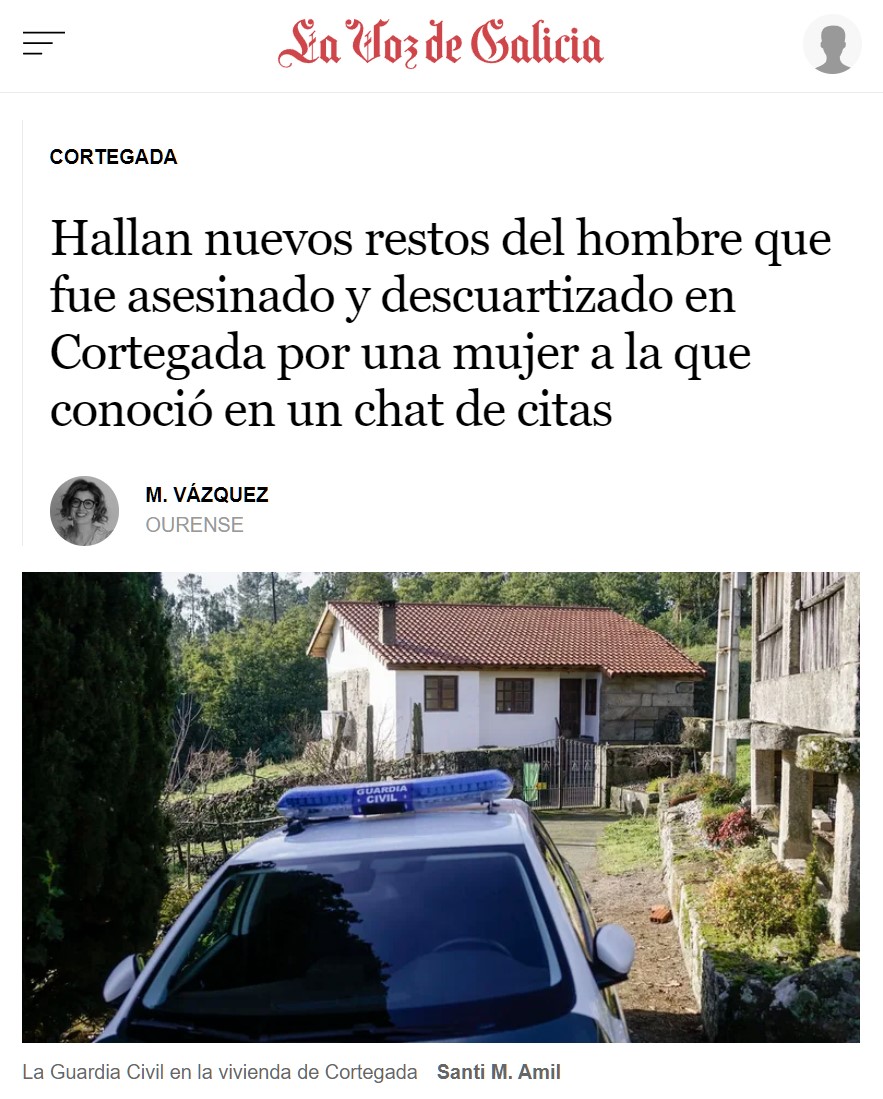 Esto pasó aquí antes de lo de Daniel Sancho y ya lo habíamos olvidado...