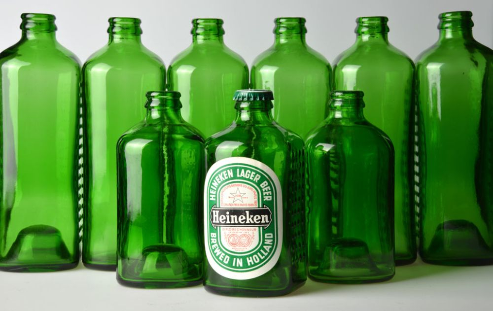 En 1964, Alfred Heineken creó una botella que también podría usarse como un ladrillo para casas en países pobres
