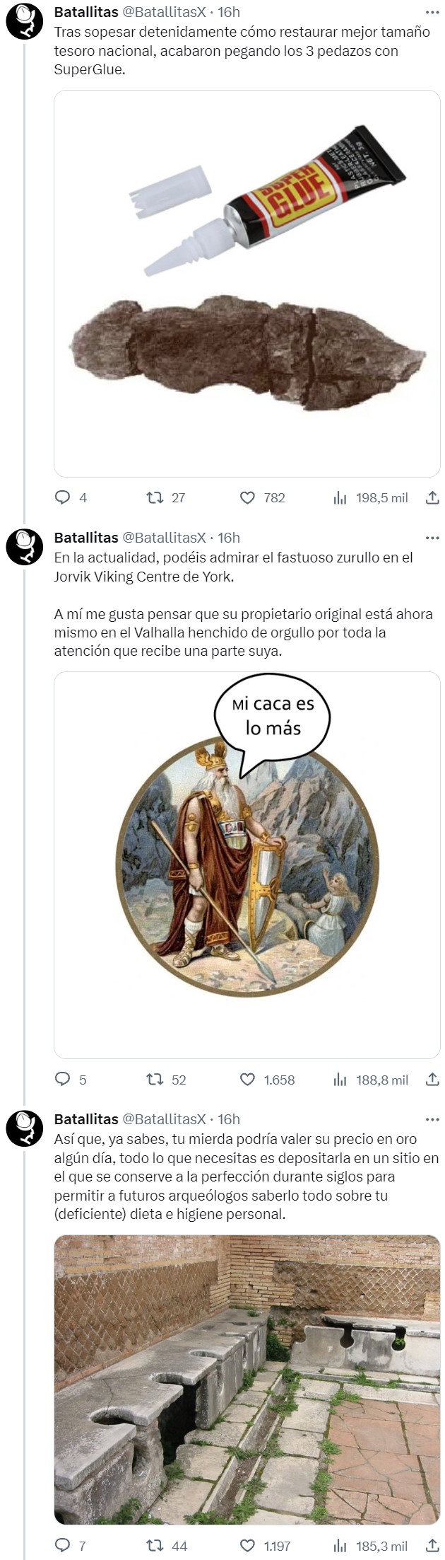 Este es el trozo de mierda más valioso e interesante del mundo. Vale literalmente su peso en oro.