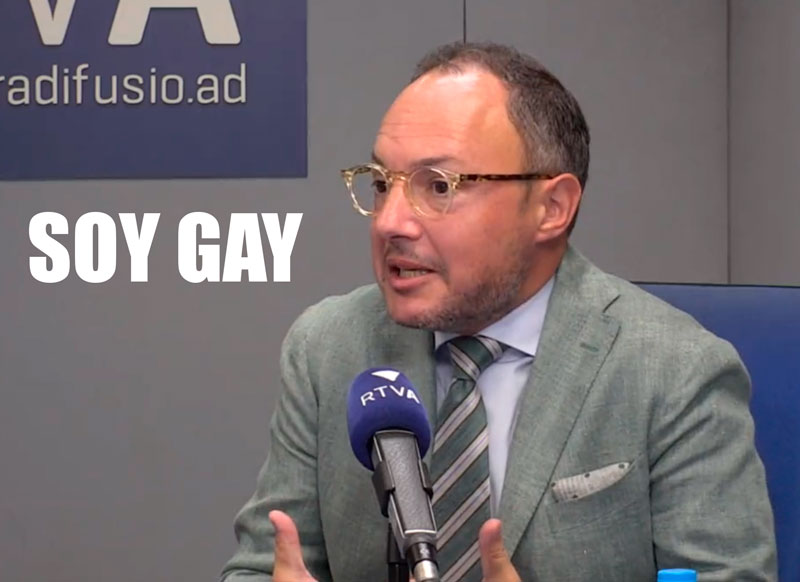 El presidente de Andorra, Xavier Espot, afirma ser gay públicamente en una entrevista: "Yo soy gay y nunca me he escondido"