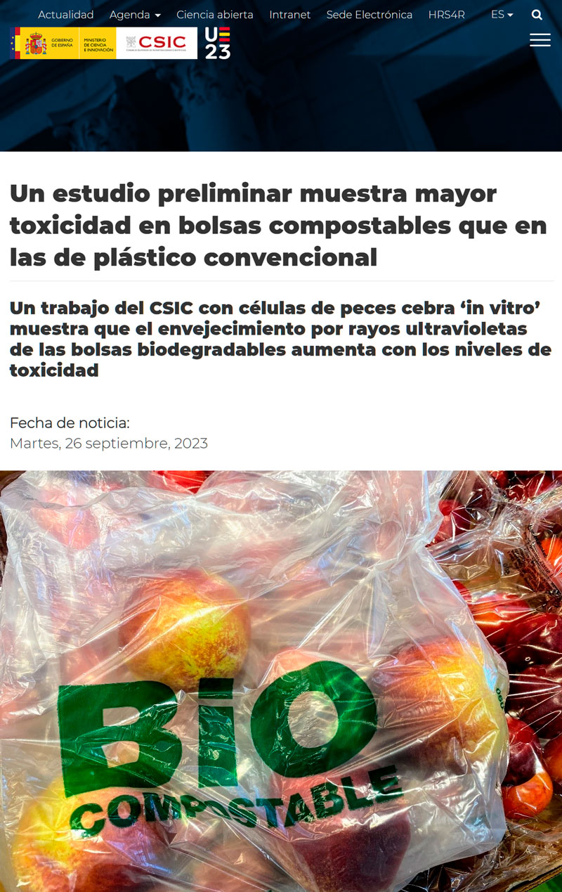 ¿Y si te digo que las bolsas "BIO" contaminan más que las de plástico de toda la vida?