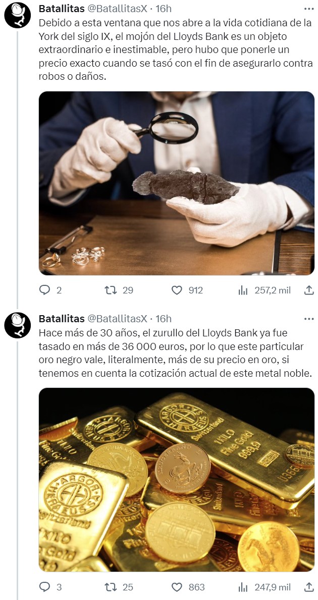 Este es el trozo de mierda más valioso e interesante del mundo. Vale literalmente su peso en oro.