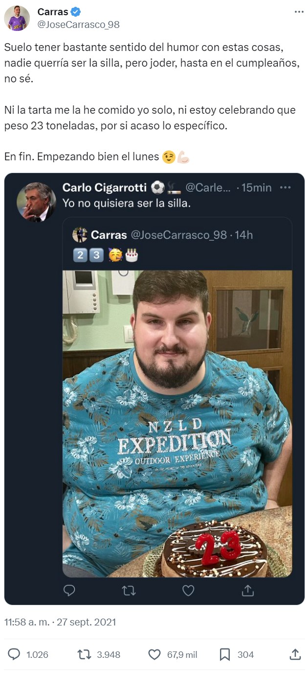 "Yo no quisiera ser la silla"
