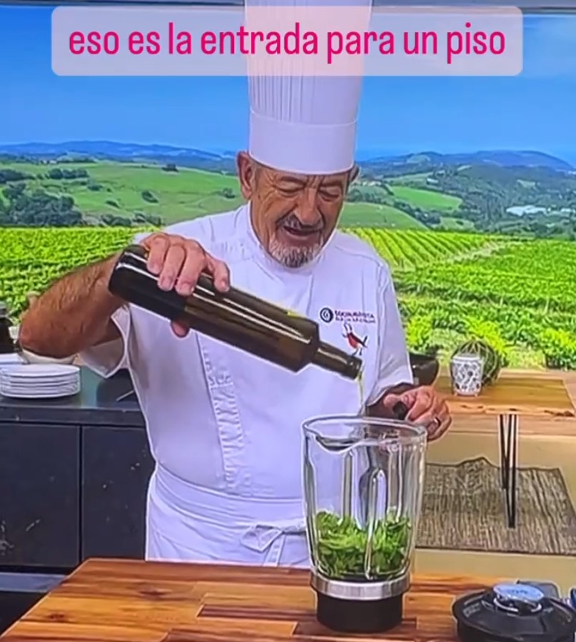 Arguiñano parece empeñado en robarle la corona de Rey del Aceite a Paco Roncero