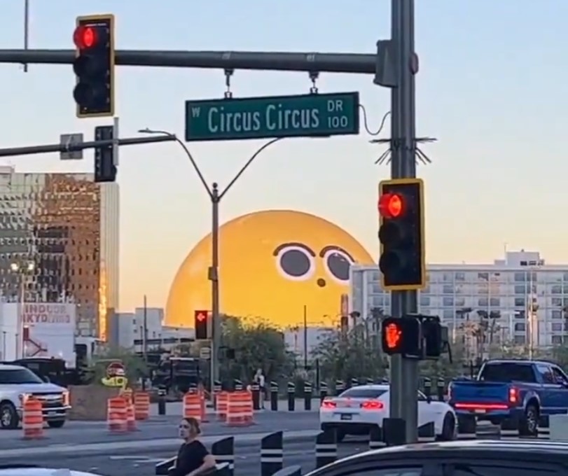 La esfera de Las Vegas ya está en marcha