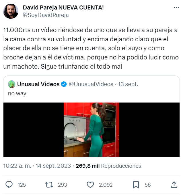 Imaginad estar viendo Tiktok con las gafas de David Couple