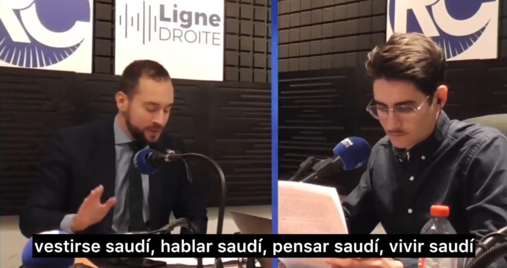 "A todos los que ya están aquí (musulmanes), tendrán que hacer una elección o vivir como Chechenia o Arabia Saudí o vivir como en Francia… es su elección, pero no pueden vivir en Francia como en Arabia Saudí"