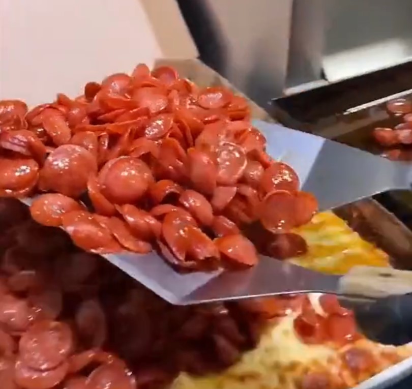 Marchando una pizza "infarto de miocardio"