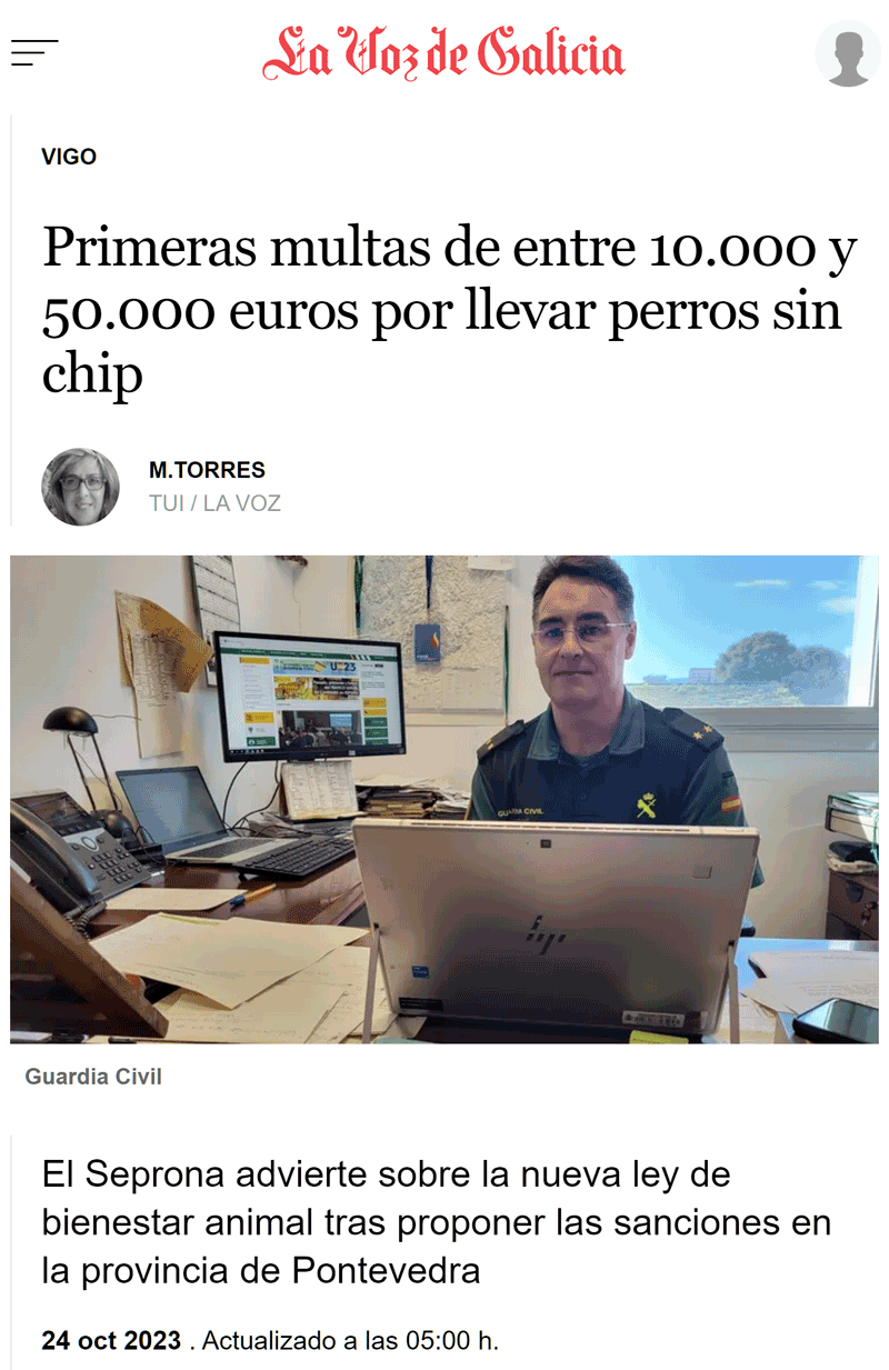 De 10.000 a 50.000 lereles por tener una mascota sin chip
