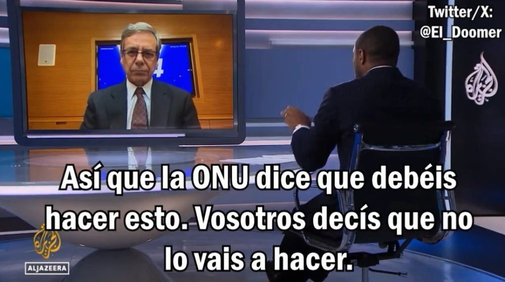 Periodista pone contra las cuerdas a un viceministro de exteriores israelí sobre Gaza.