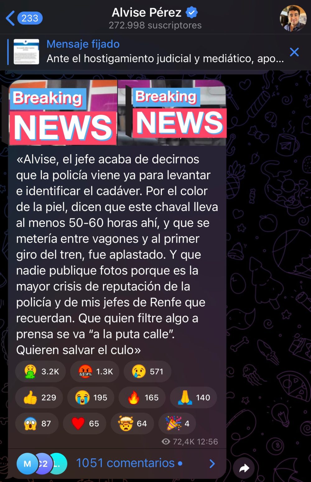 Encuentran entre los vagones de un tren el cuerpo del chico desaparecido en Córdoba