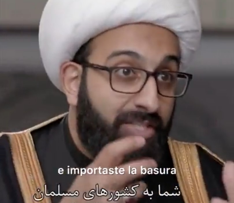 Imam Tawhidi: “Ustedes fueron a los países musulmanes e importaron la basura que los países musulmanes querían encarcelar o aislar de la sociedad. ¿Por qué? Por mano de obra barata”.