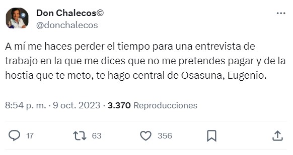 Un actor mexicano se sorprende porque la gente no quiera trabajar gratis para él