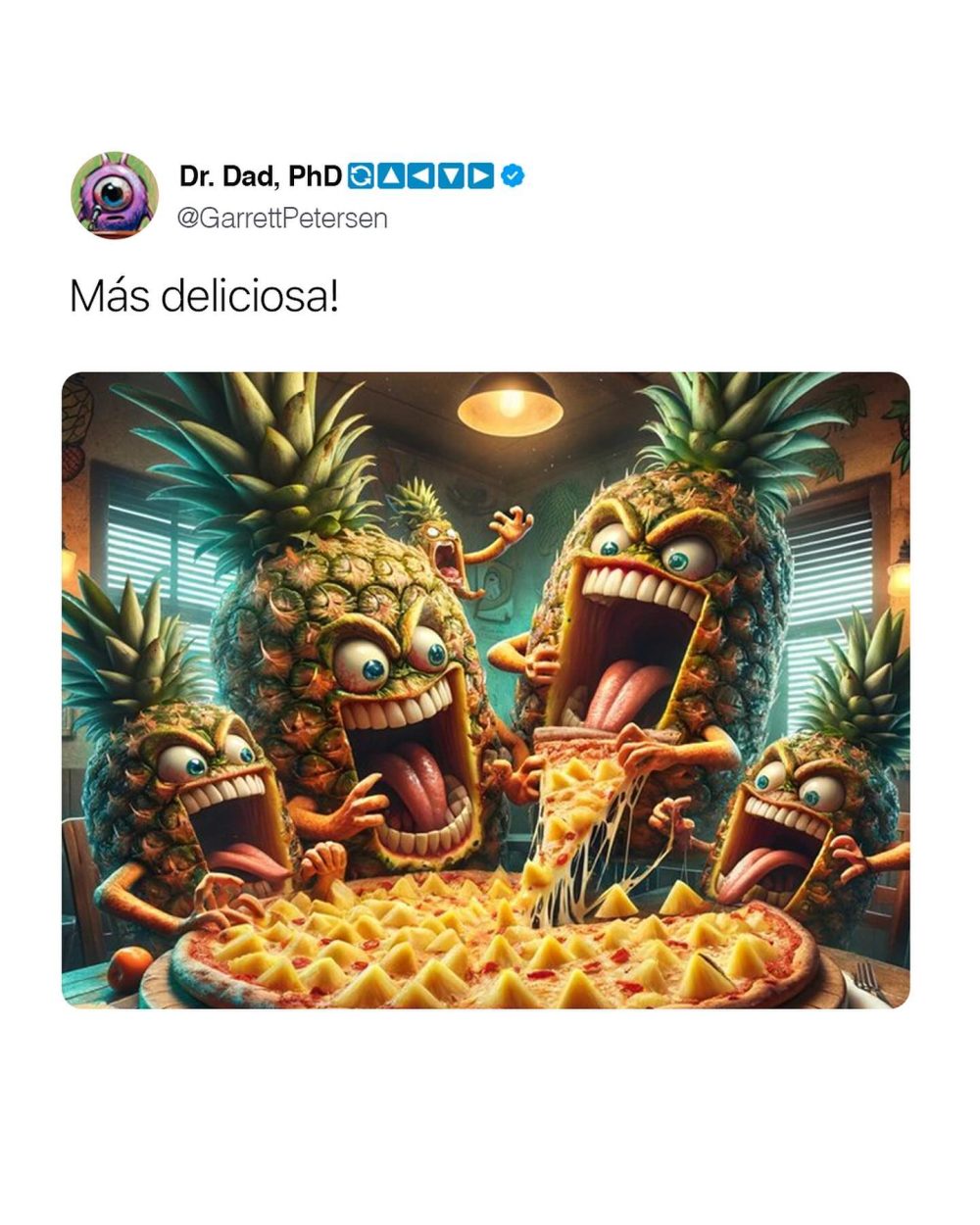 Así es como cree ChatGPT que una pizza se puede hacer más y más deliciosa