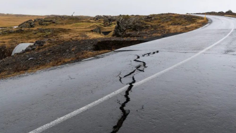 El sonido de una intrusión de magma a través del suelo bajo la península de Reykjanes