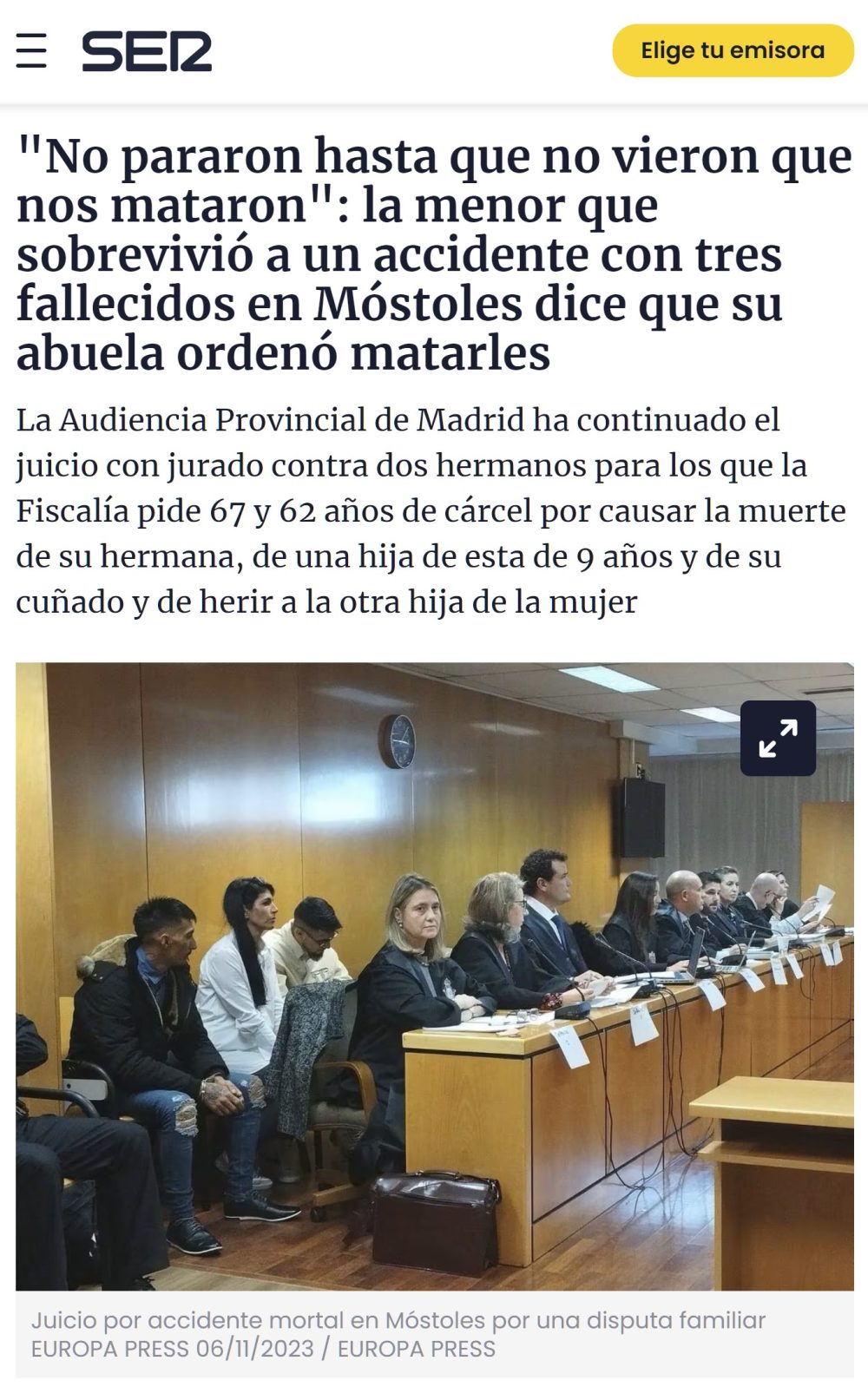 La abuela los manda mаtаr por no querer hacerse la prueba del pañuelo