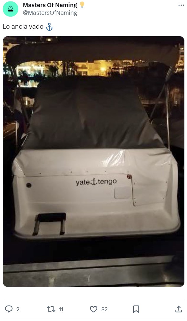 Masters of Naming: edición 'yate vimos'