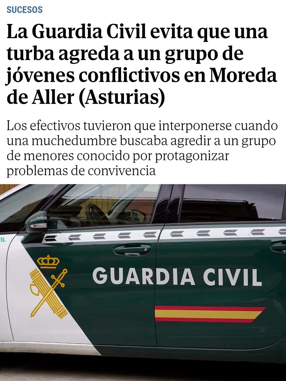 En la tarde de hoy un grupo de jóvenes asturianos se ha acercado a increpar a otros jóvenes del municipio que se encontraban en un bar, y al ver su presencia, los vecinos del pueblo han salido a increparles, hartos de tanta delincuencia.