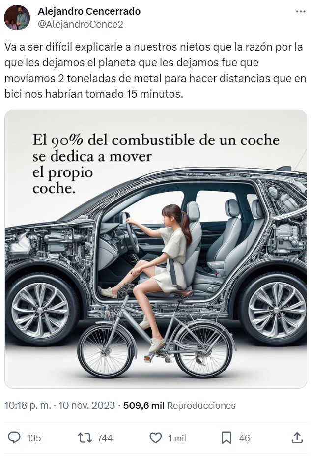 Y con los coches eléctricos esta relación de peso no mejora en absoluto...