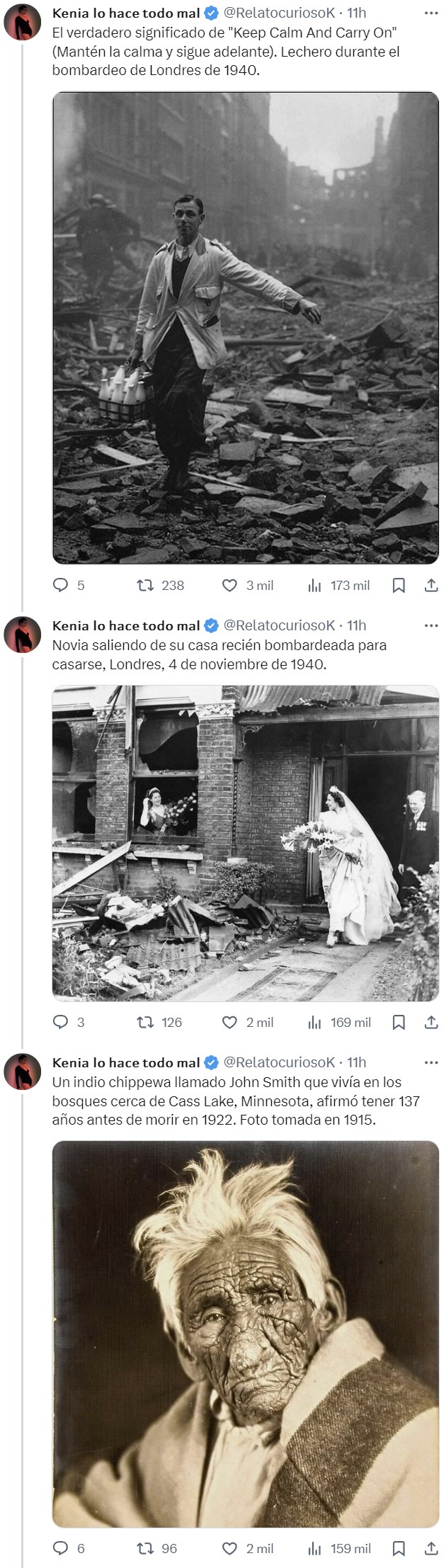 Fotos históricas que quizá no hayas visto antes