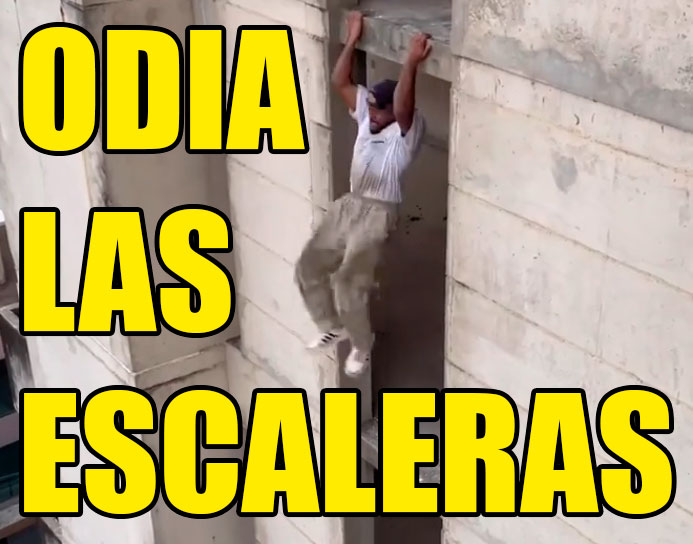 Cuando bajar escaleras te parece demasiado mainstream.