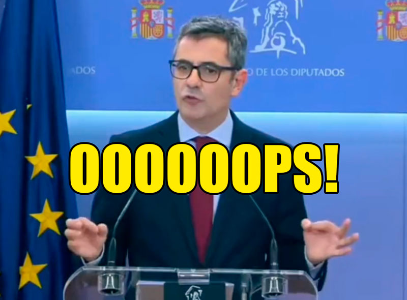 Bolaños sobre la amnistía: “Es impecable desde el punto de vista inconstitucional”.