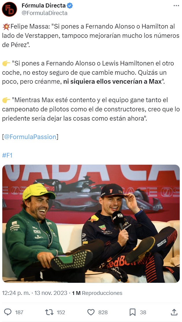 Felipe Massa quita valor a Fernando Alonso y Lewis Hamilton