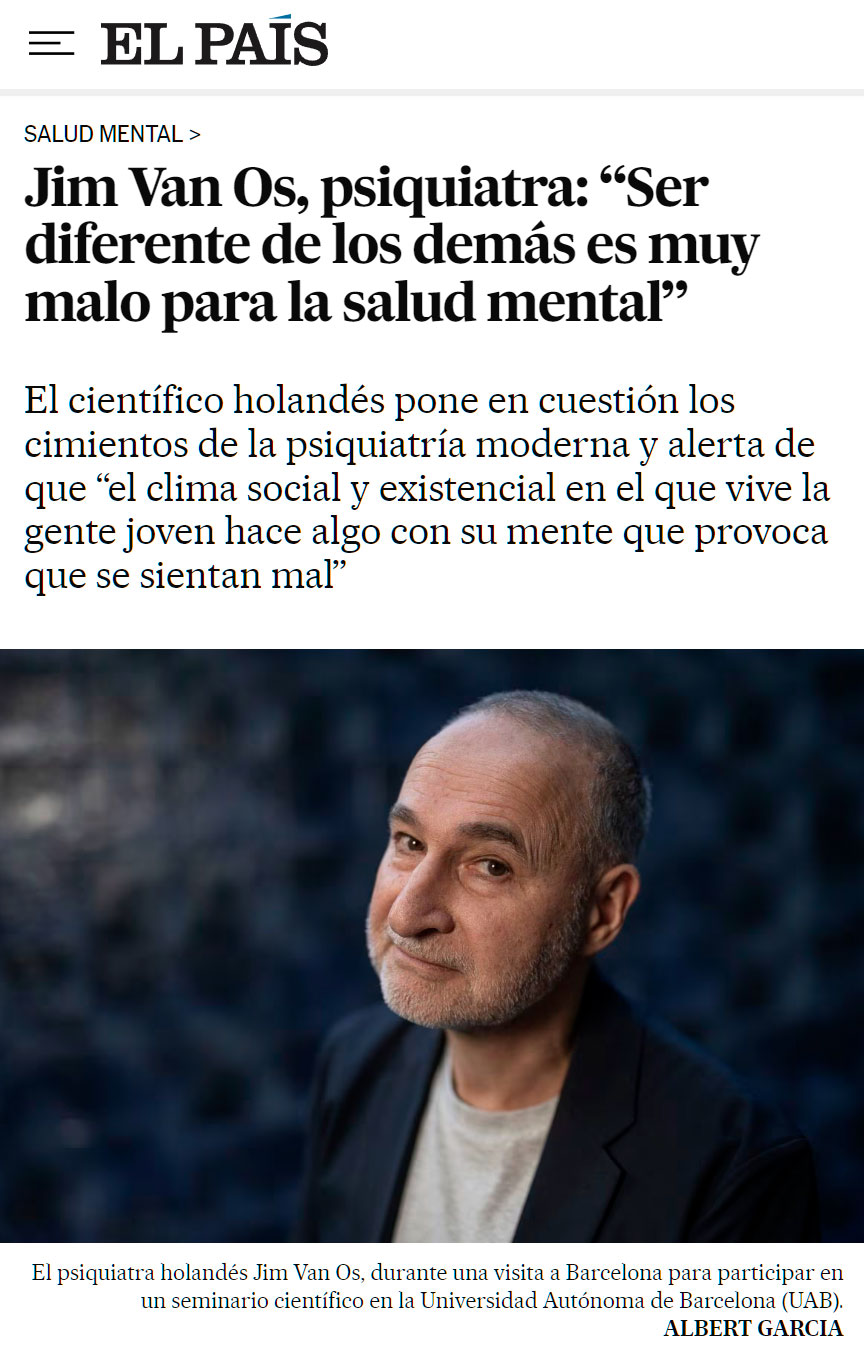 Un psiquiatra holandés afirma que "ser diferente es malo para la salud mental"