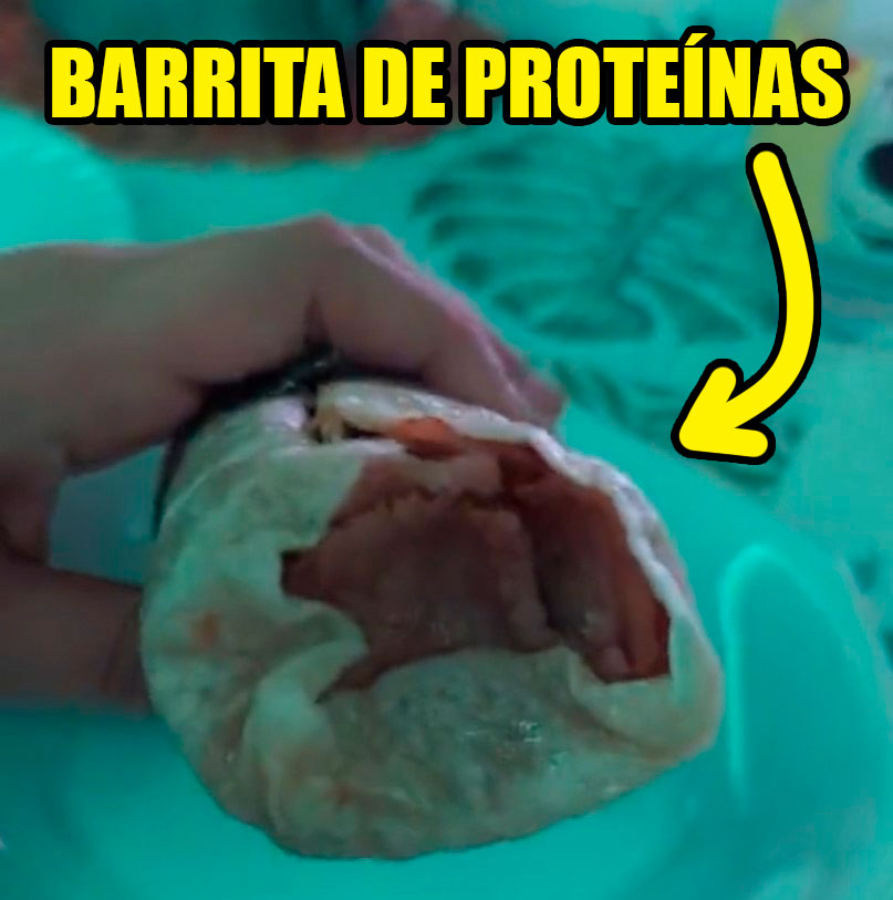 Llamar barrita de proteínas a un durum doble mixto dice mucho de la imagen distorsionada que tiene alguien cuando te dice que "no come tanto"