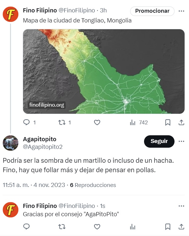 Mapa de la ciudad de Tongliao, Mongolia