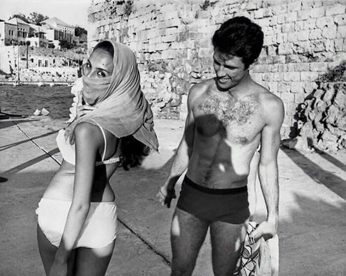 Líbano antes de la guerra civil, Biblos, 1965.