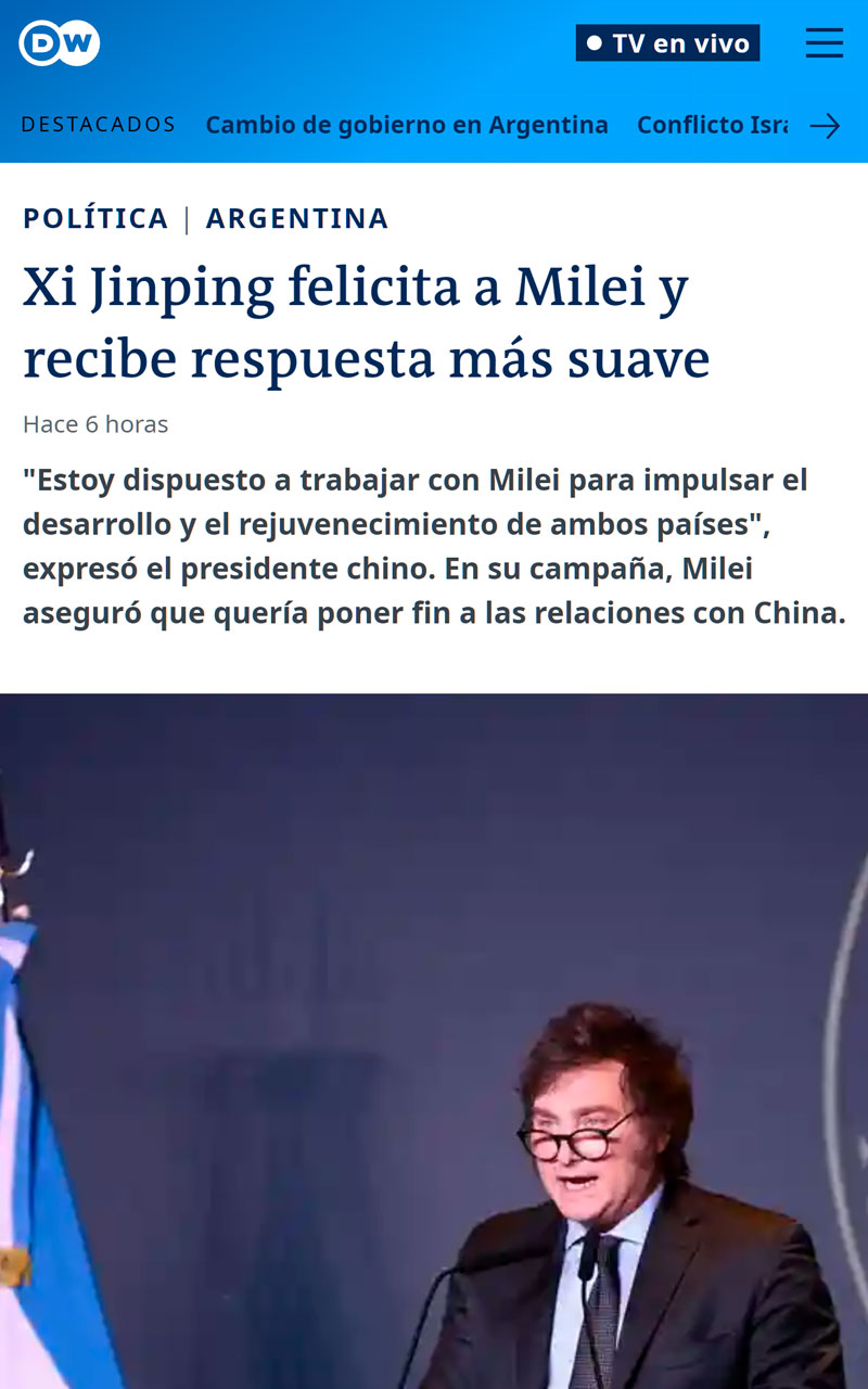 Milei habla amistosamente con el supuesto líder de los zurdos de miеrda