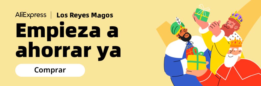 En unas horas empieza la campaña de Reyes Magos en AliExpress con hasta -70% de descuento.