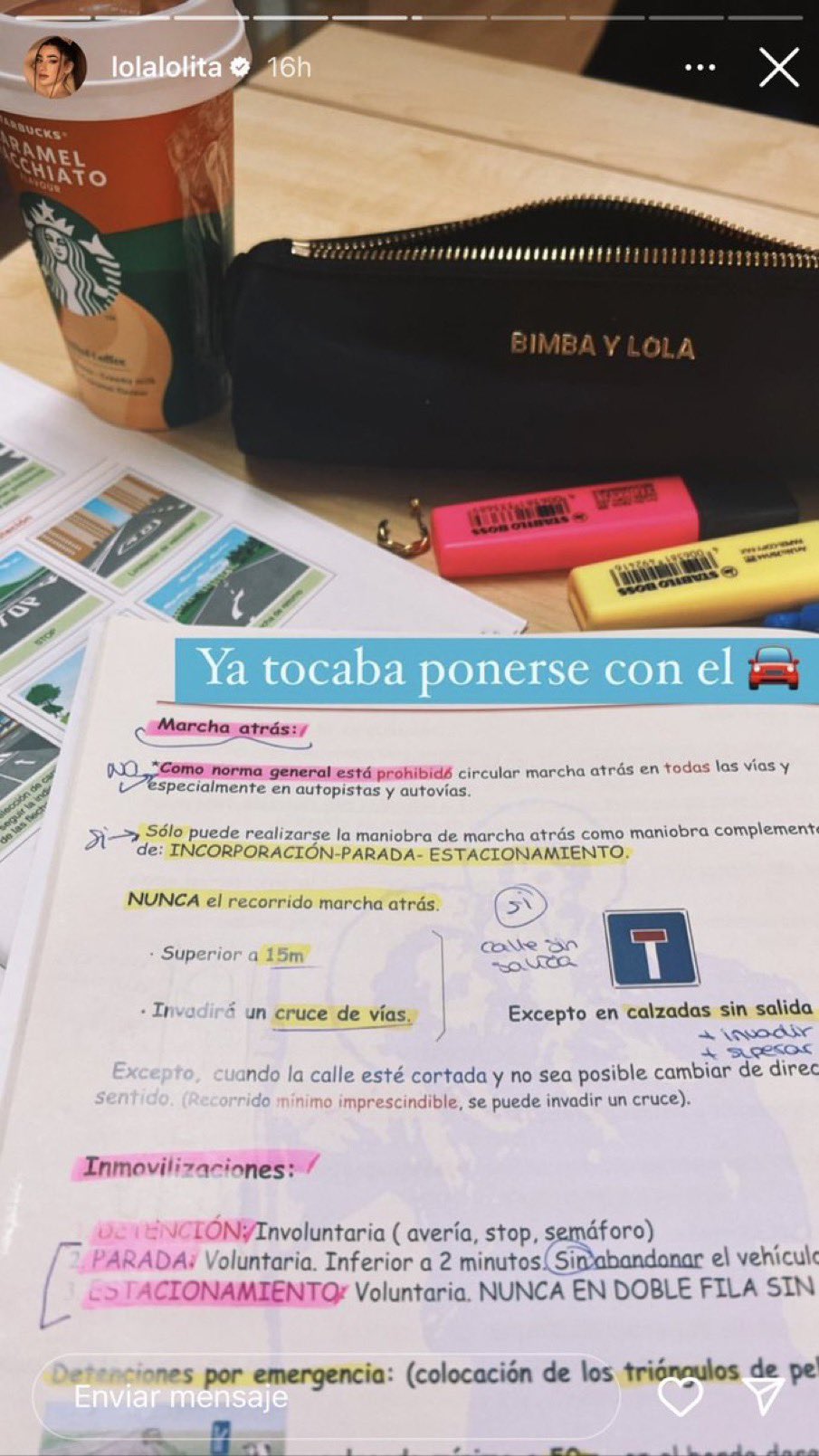 La influencer 'Lolalolita' ha estampado el coche nada más sacarse el carnet