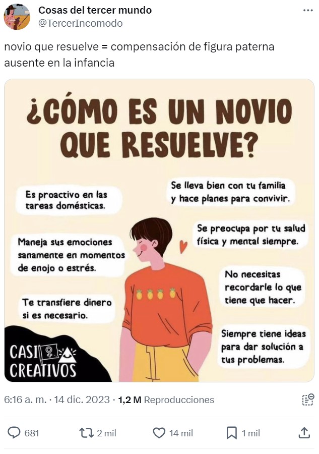 ¿Cómo es un novio que resuelve?