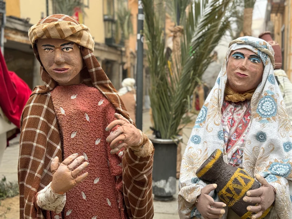 El Portal de Belén en las calles de El Escorial parece un homenaje al Ecce Homo