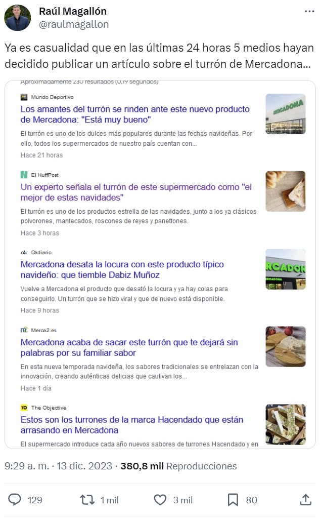 El turrón que emocionó a Spielberg