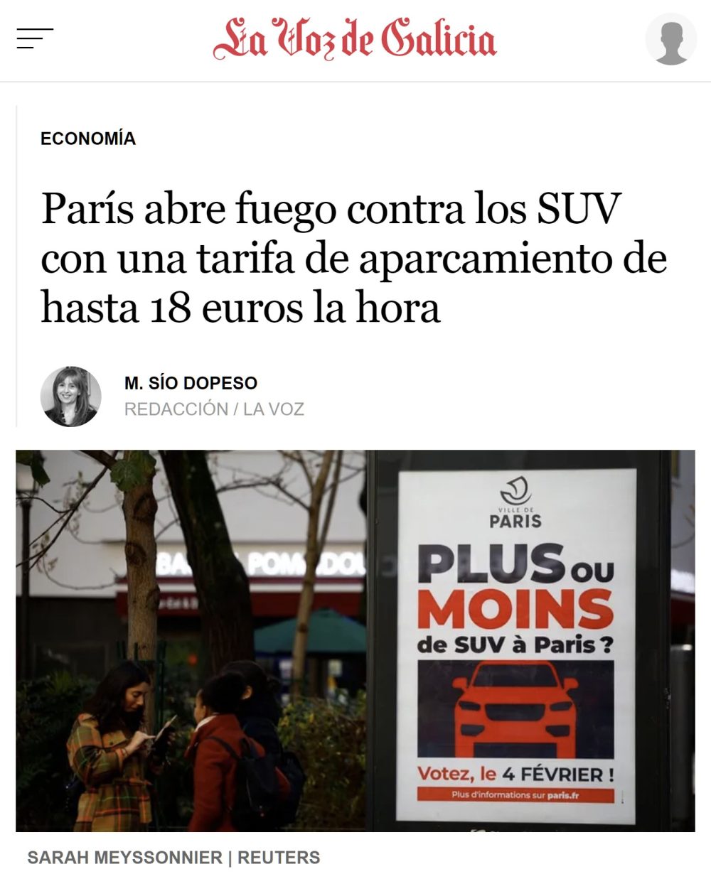 París le declara la guerra a los SUVs