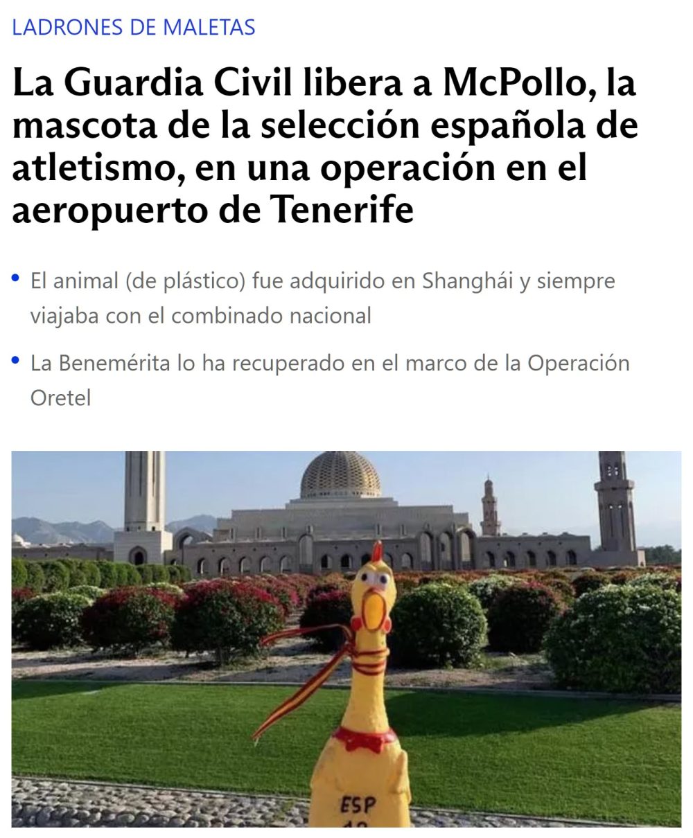 La Guardia Civil libera a McPollo