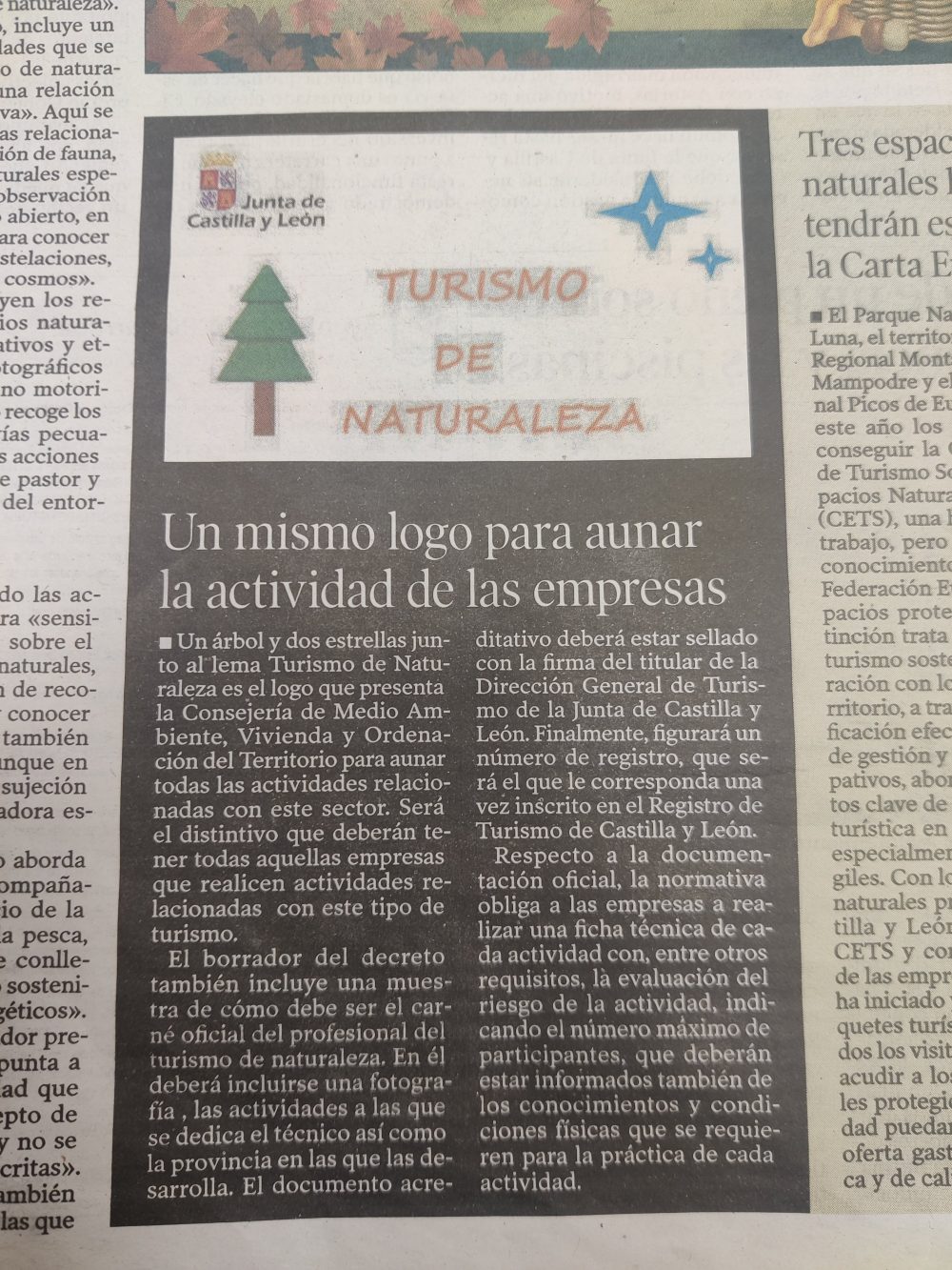 Atención al logo turbomierder publicado por la consejería de cultura de Castilla y León