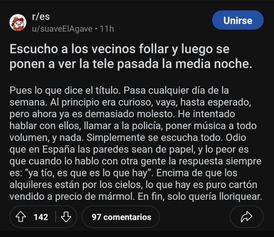 Vecinos colegas que retransmiten la jugada