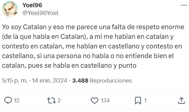 Una pareja se niega a hablar en español a pesar de que la trabajadora del parking no sabe hablar catalán