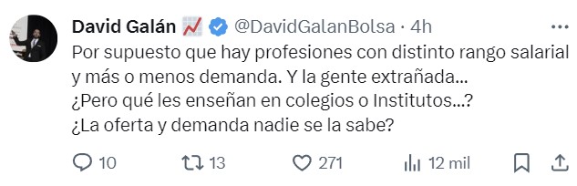 Una licenciada en periodismo se queja de que no encuentra un trabajo digno