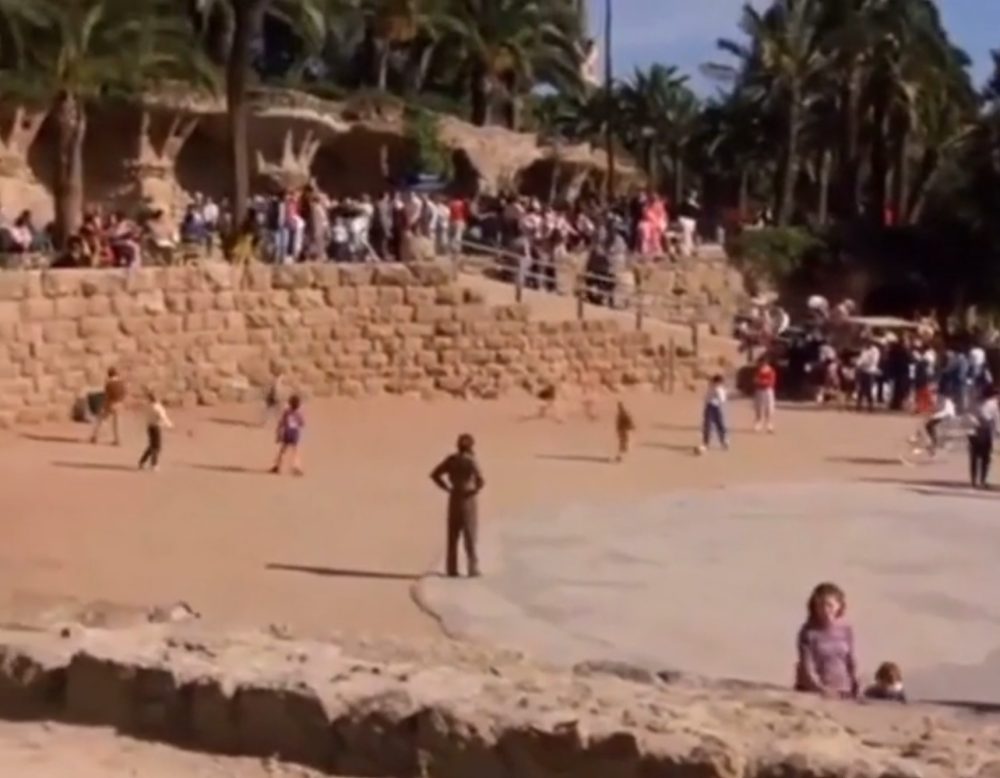 Parque Güell, Barcelona 1984.