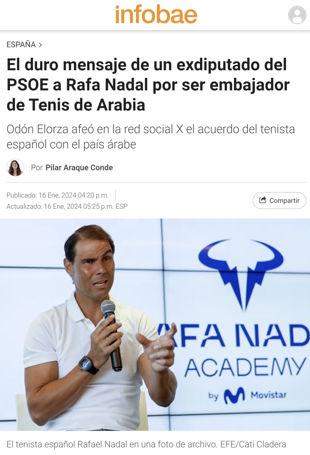TheGrefg, ya puedes descansar, ahora le toca a Nadal