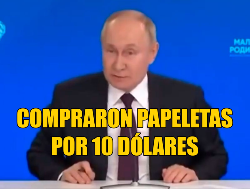 Putin dice que las elecciones estadounidenses fueron amañadas