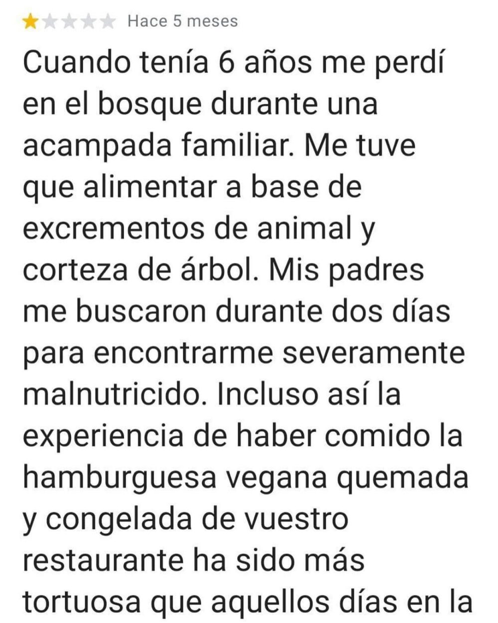 Cliente insatisfecho, intuyo