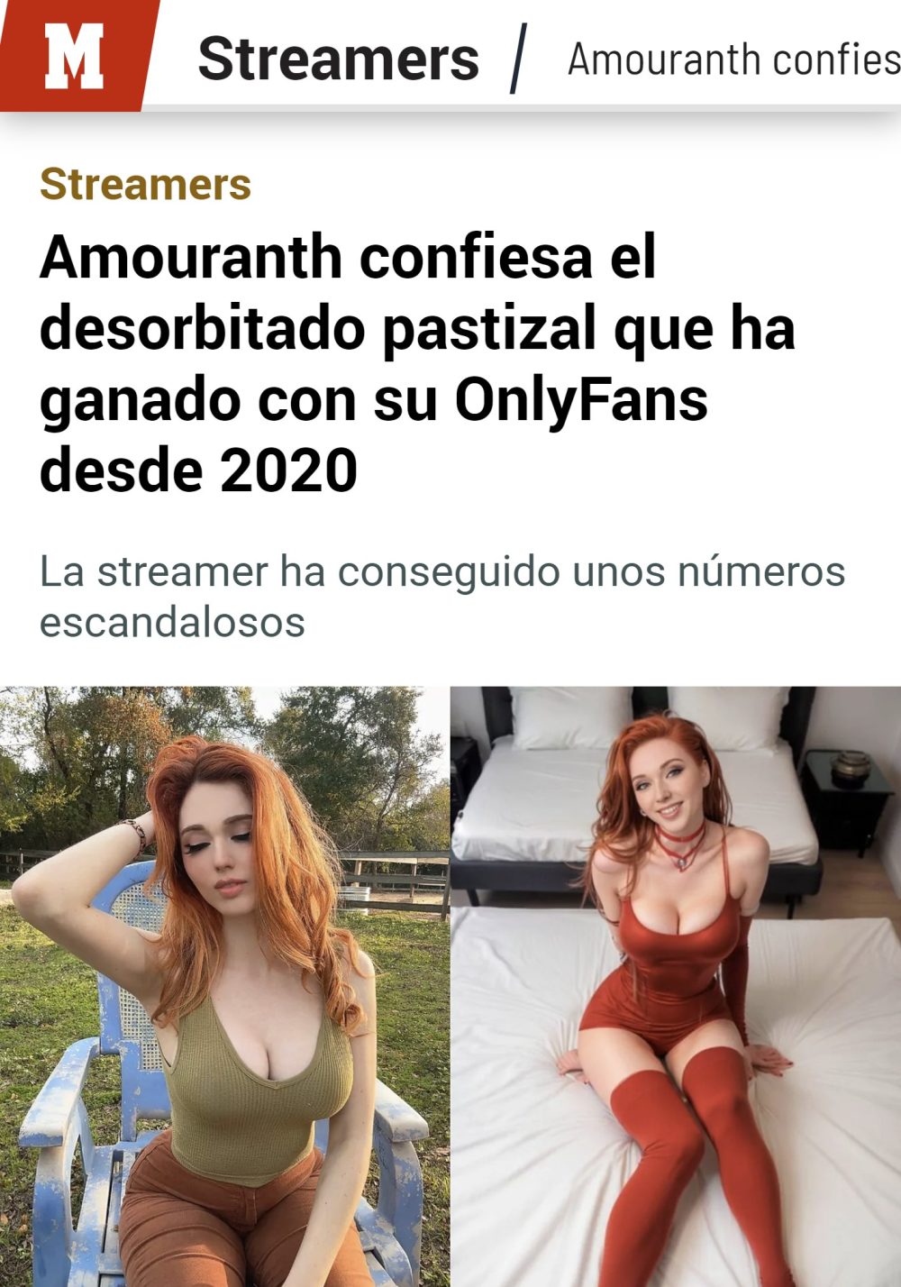 Los ingresos de la streamer más vista del mundo: 46 millones de euros netos desde 2020