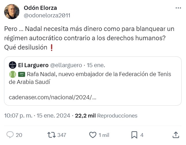 TheGrefg, ya puedes descansar, ahora le toca a Nadal