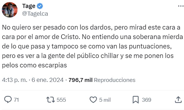 Los dardos son uno de los únicos deportes en los que puedes ser campeón del mundo con el cuerpo del Dandy de Barcelona